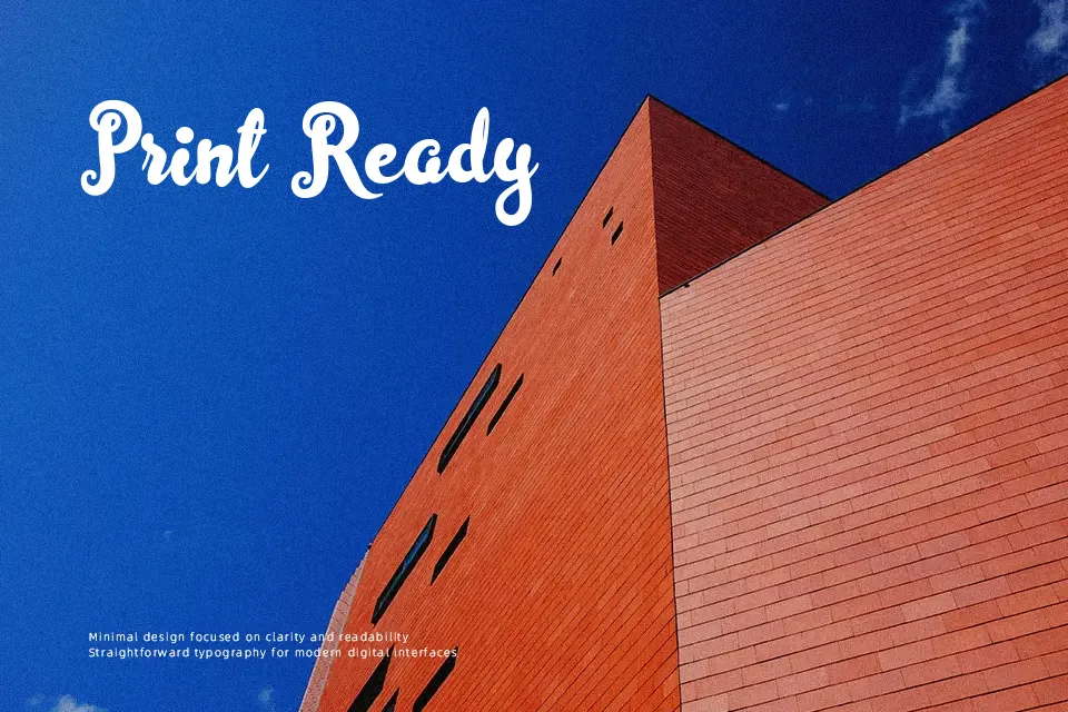 Simplisicky Font Display Font Preview for Poster