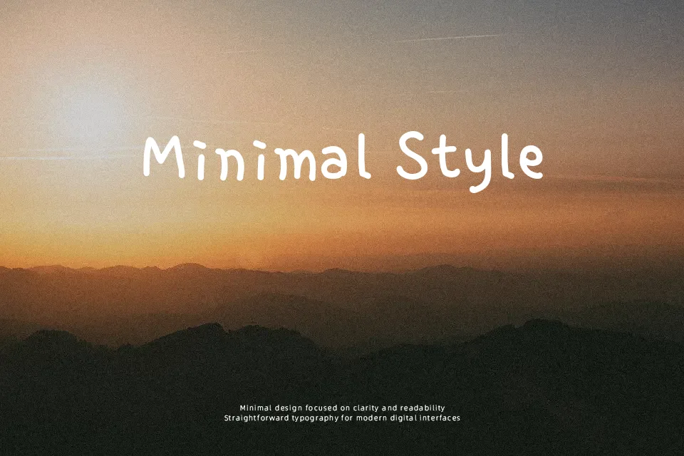Single Day Font Handwritten Font Preview for Poster