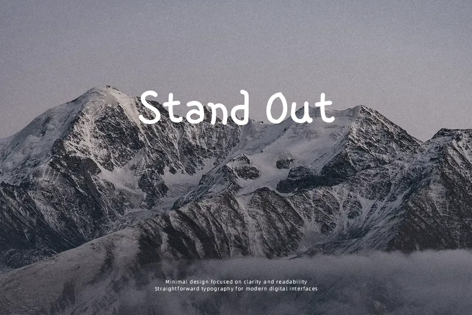 Single Day Font Font Preview for Playful Social Media