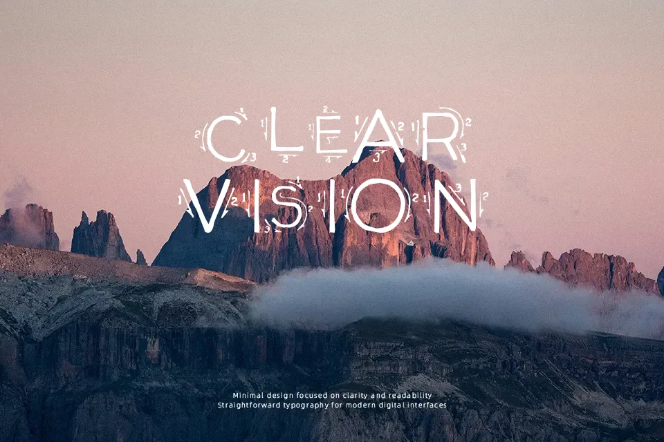 Single Stroke Font Font Preview for Modern Packaging