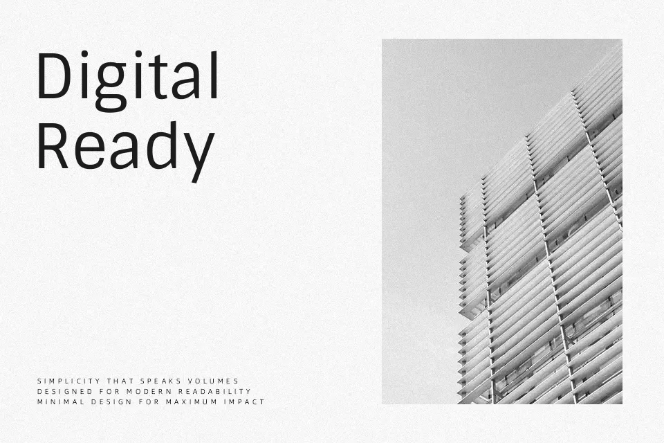 Sintony Font Geometric Font Preview for Body Text
