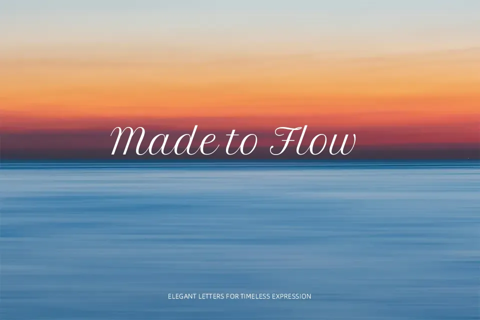 Sirivennela Font Font Preview for Warm Music