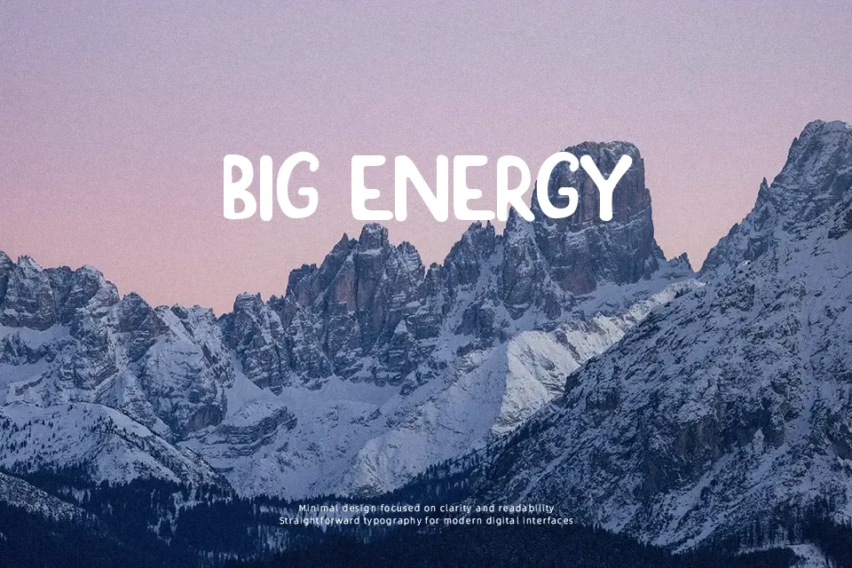Sirukota Font Rounded Font Preview for Logo