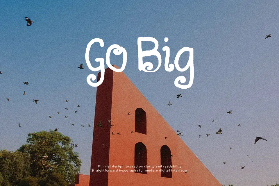 Situjuh Hand Font Display Font Preview for Kids