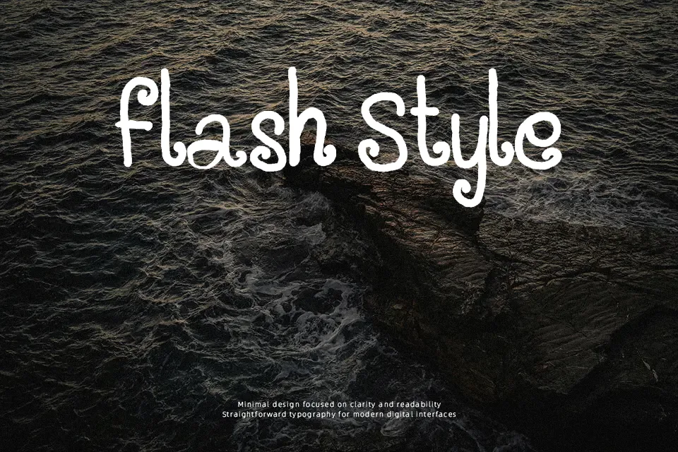 Situjuh Hand Font Font Preview for Cute Mood