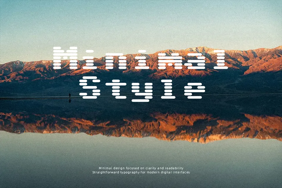 Sixtyfour Convergence Font Pixel Font Preview for Poster