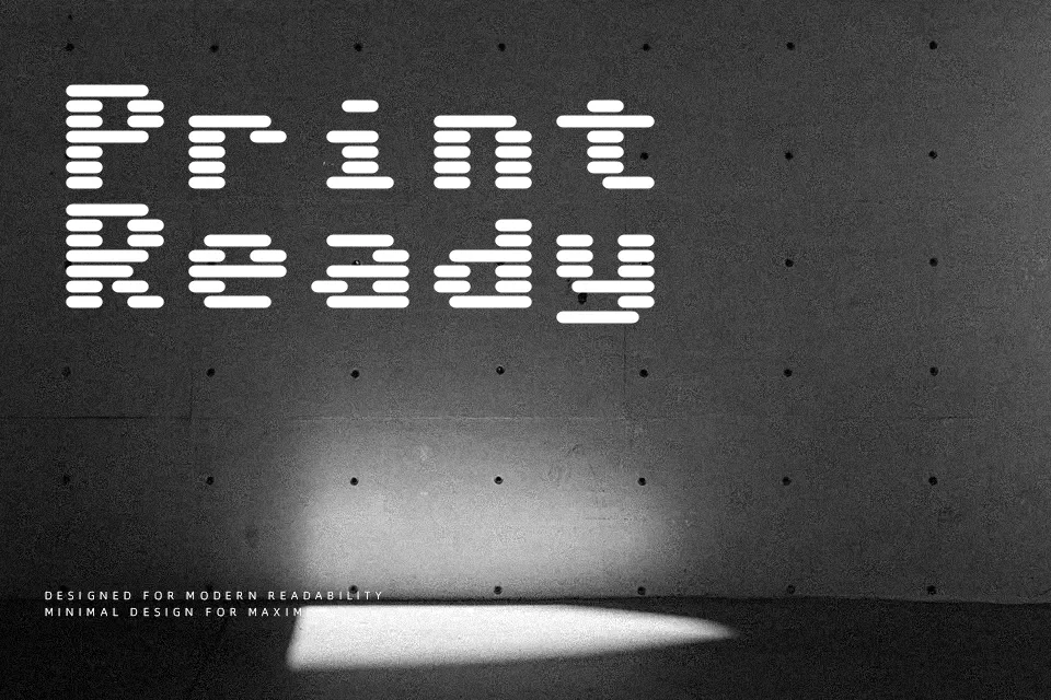 Sixtyfour Font Font Preview for Bold Mood