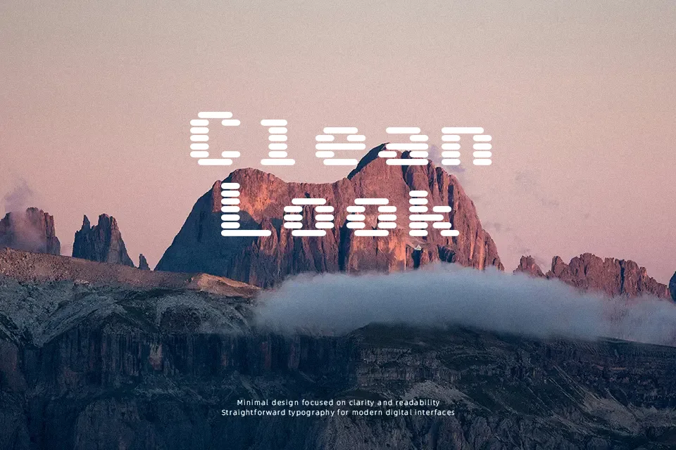 Sixtyfour Font Font Preview for Dramatic Poster