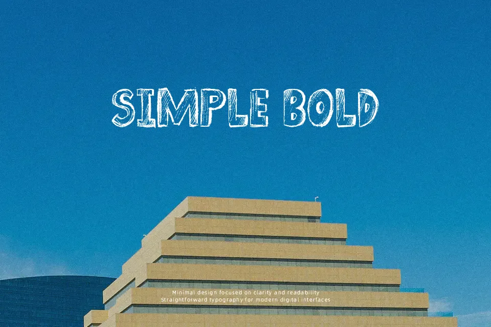 Sketch Book Font Font Preview for Grunge Branding