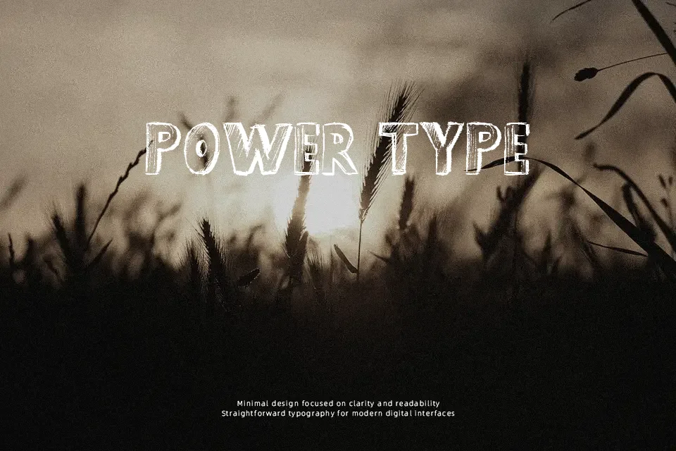 Sketch Book Font Font Preview for Rough Poster