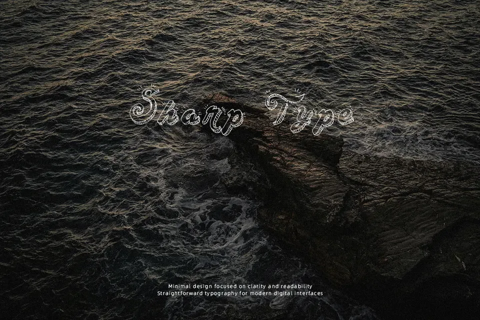 Sketch Handwriting Font Decorative Font Preview for Headline