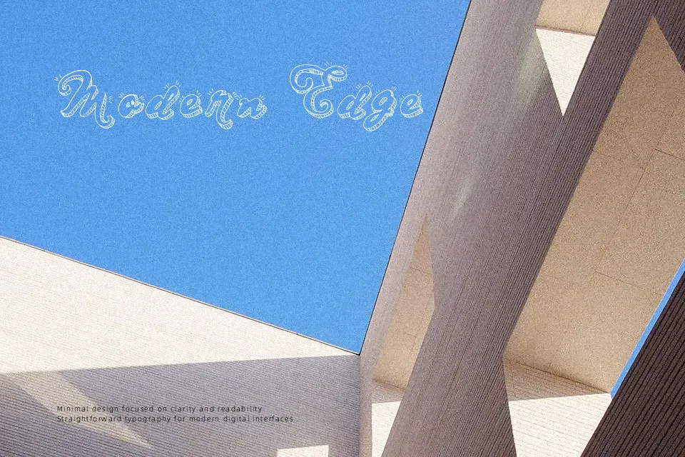 Sketch Handwriting Font Font Preview for Artistic Poster