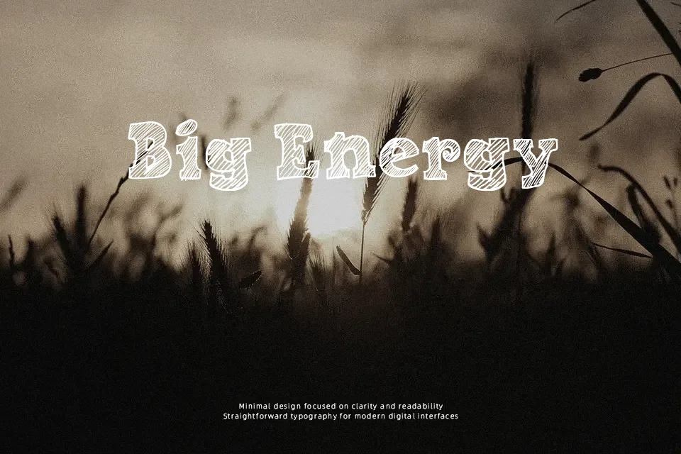 Sketch Nice Font Decorative Font Preview for Packaging