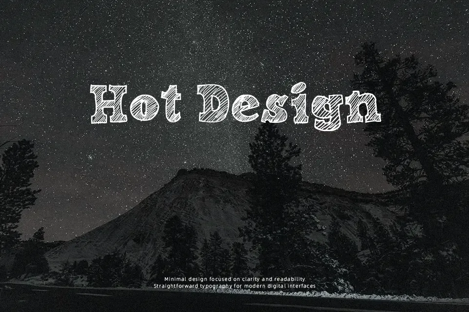 Sketch Nice Font Font Preview for Rough Advertising