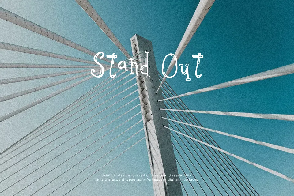 Sketchbook Font Font Preview for Playful Poster