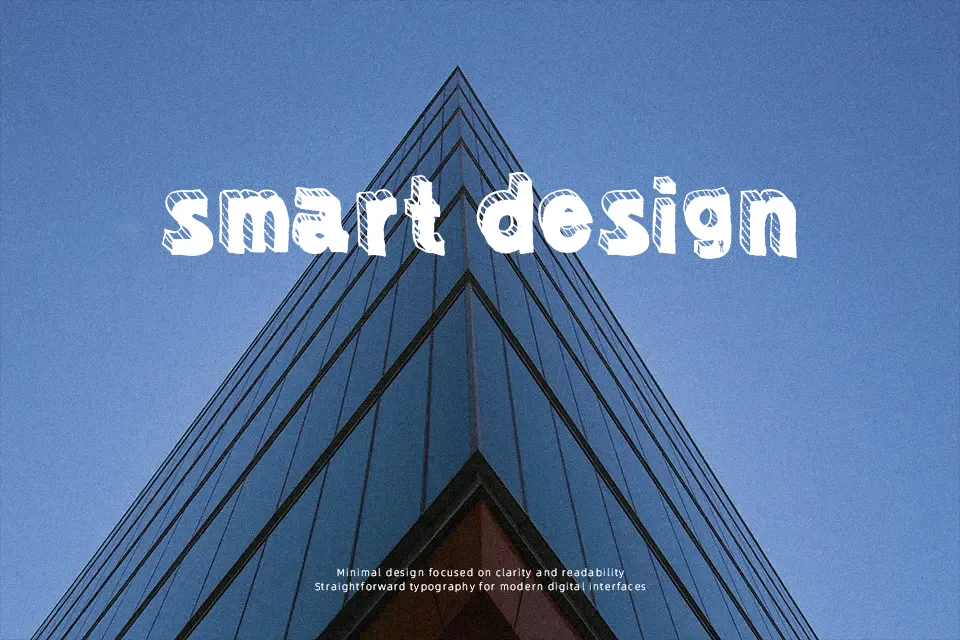 Sketched 3d Font Font Preview for Playful 3D