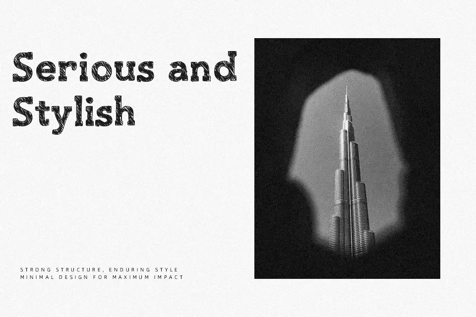 Slab Thing Font Display Font Preview for Headline