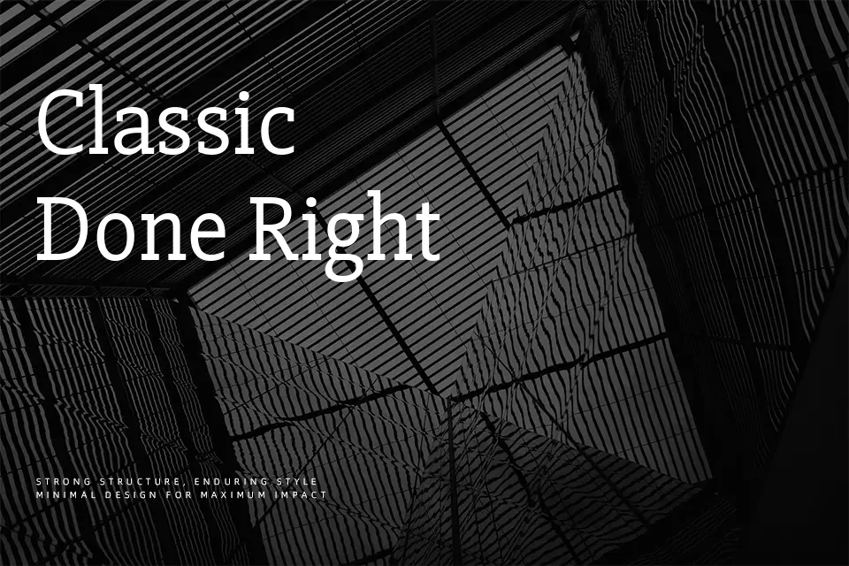 Slabo 27px Font Font Preview for Serious Headline