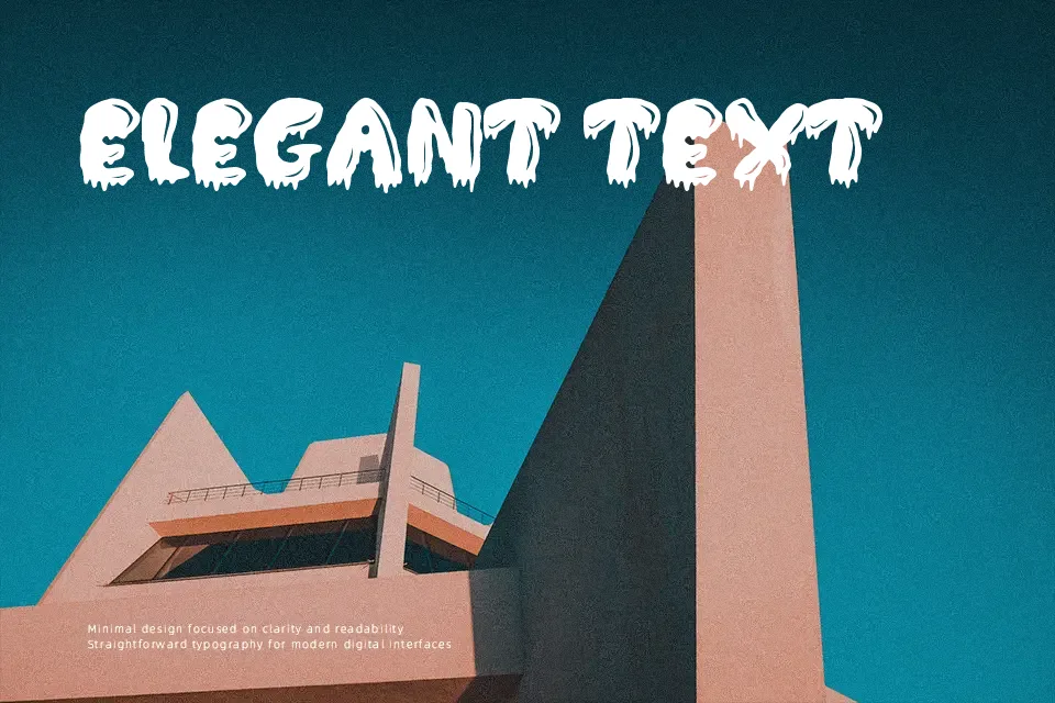 Slimed Font Font Preview for Creative Mood