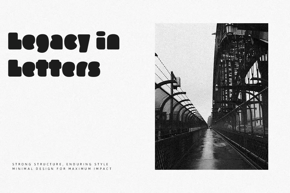 Slukoni Fat Font Font Preview for Friendly Logo