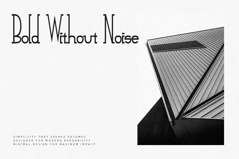 Small Tall Font Font Preview for Advertising