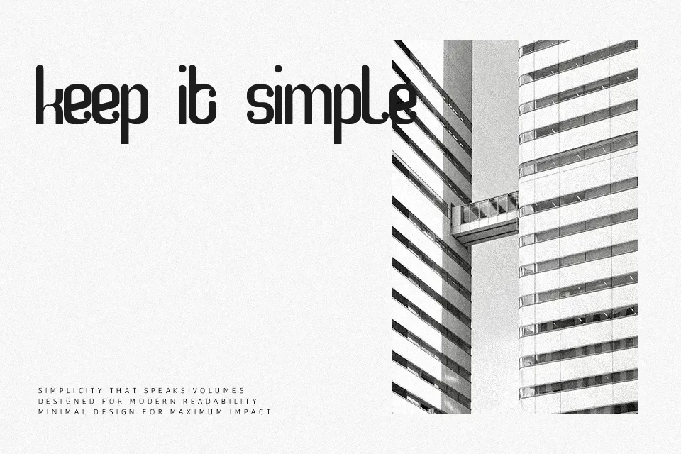 Smart Watch Font Font Preview for Creative Poster