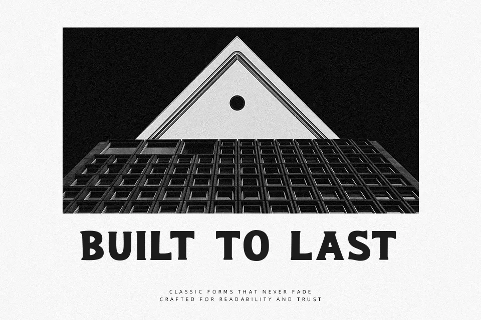 Smithsonian Font Font Preview for Bold Mood