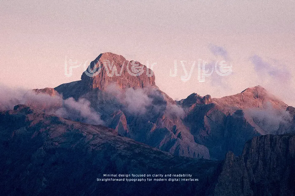 Smoke Rasterized Font Font Preview for Grunge Music