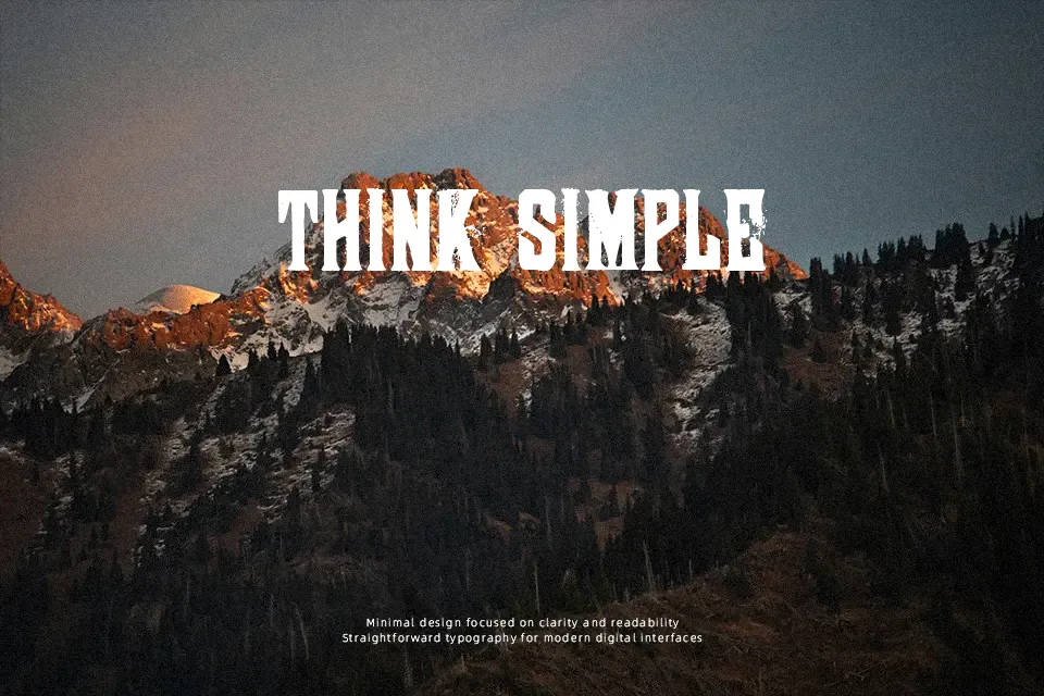 Snacks Font Font Preview for Dark Advertising