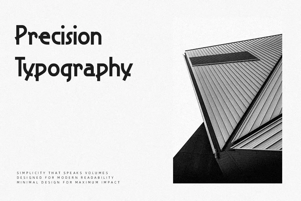 Snappy Service Font Geometric Font Preview for Headline
