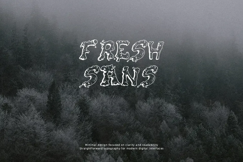 Snot Font Decorative Font Preview for Halloween