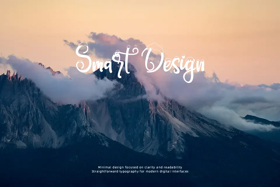 Snowby Font Font Preview for Dramatic Poster