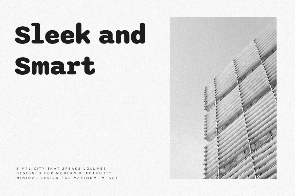 Sono Font Monospace Font Preview for Website