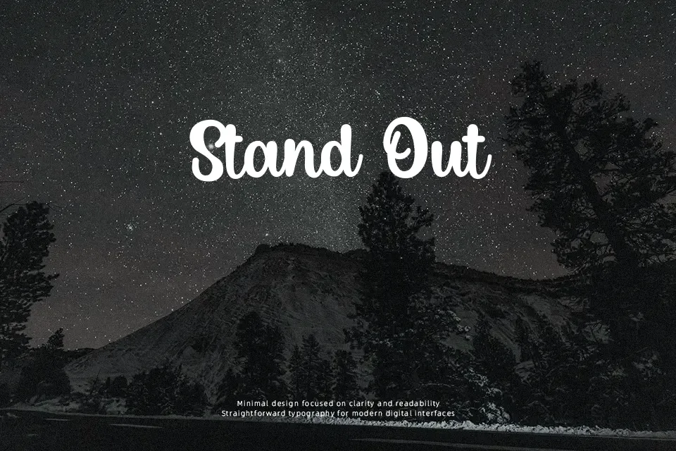 Soul Billani Font Font Preview for Cute Poster