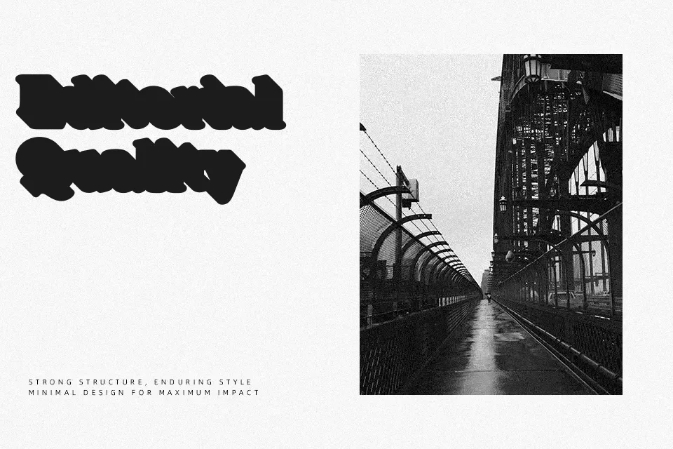 Soulway Font Font Preview for Bold Poster