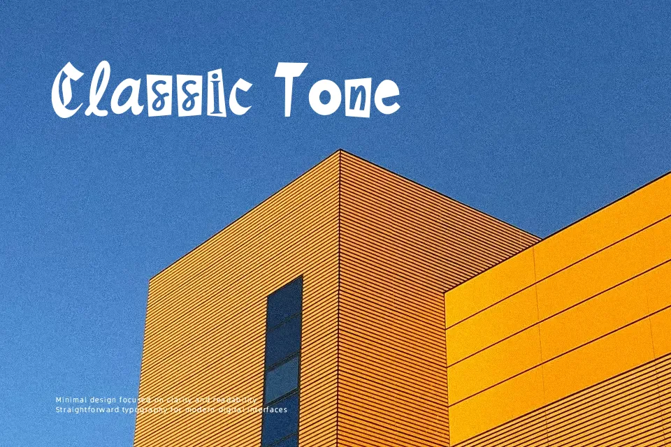 Sound Distortion Font Font Preview in Latin