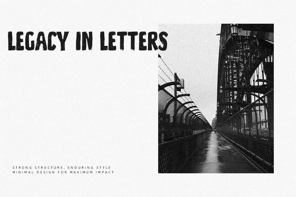 Southern Barn Font Font Preview for Creative Mood