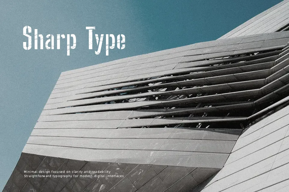 Soviet Style Cyrilic Font Stencil Font Preview