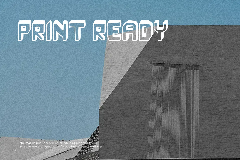 Space 3D Project Font Font Preview for Film