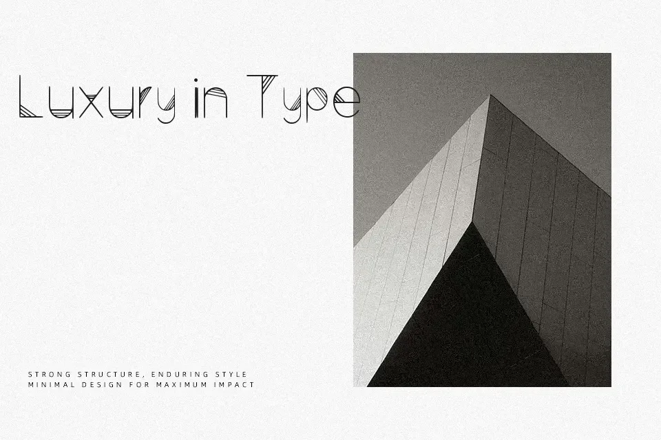 Space Font Display Font Preview for Logo