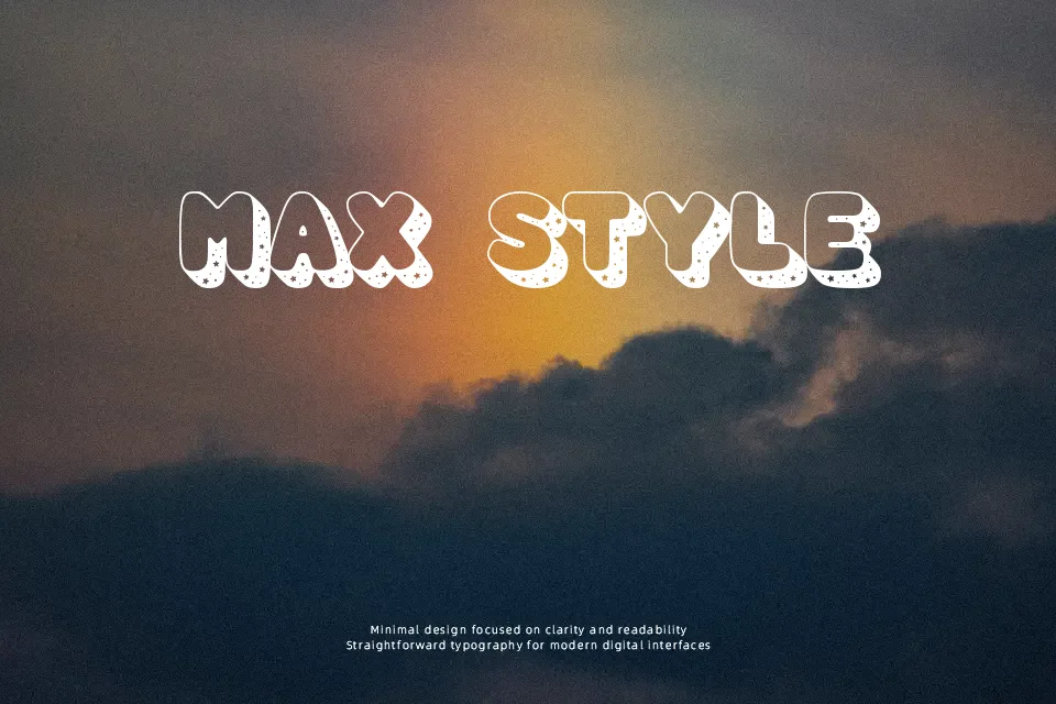 Space Time Font Font Preview for Dramatic Mood