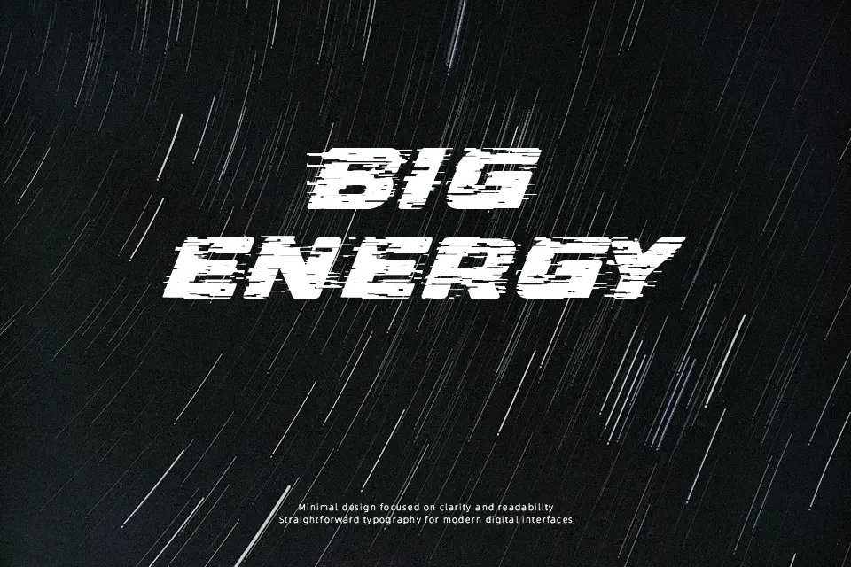 Special Speed Agent Font Font Preview for Energetic Poster