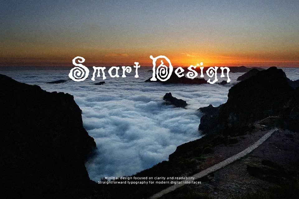 Spinstee Font Decorative Font Preview