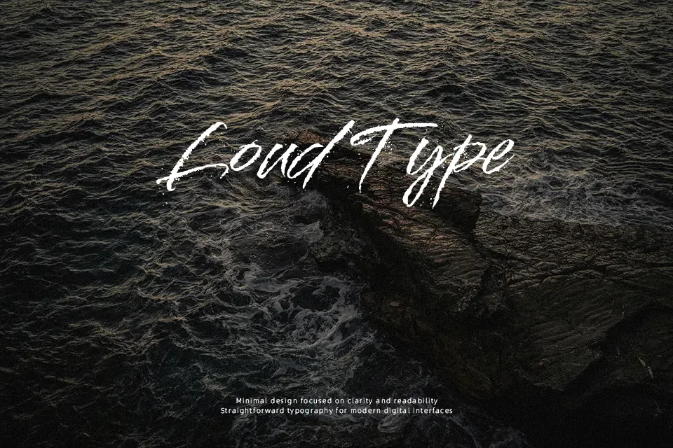 Splash Font Brush Font Preview for Headline