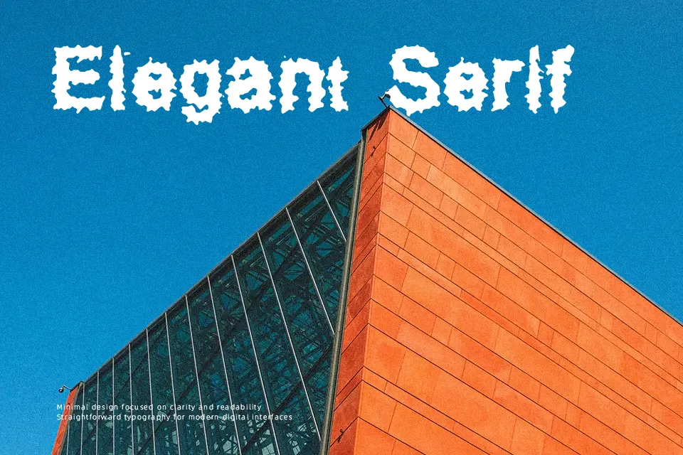 Splatz BRK Font Font Preview for Rough Poster