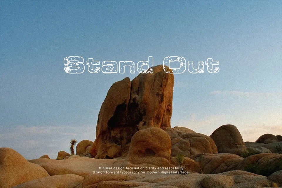 Sponge Font Font Preview for Playful Poster