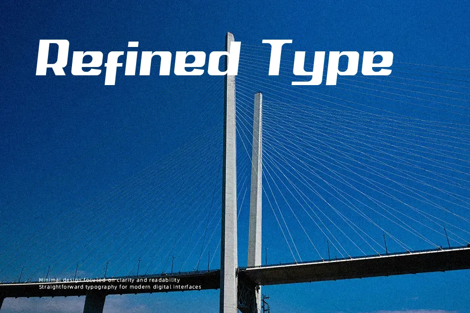 Sport Gazenox Font Font Preview for Logo