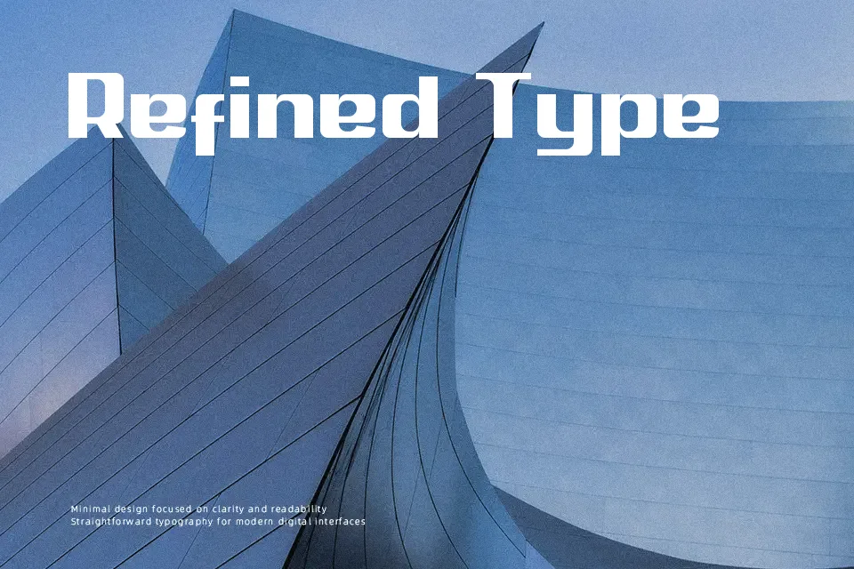 Sport Gazenox Font Geometric Font Preview for Sports