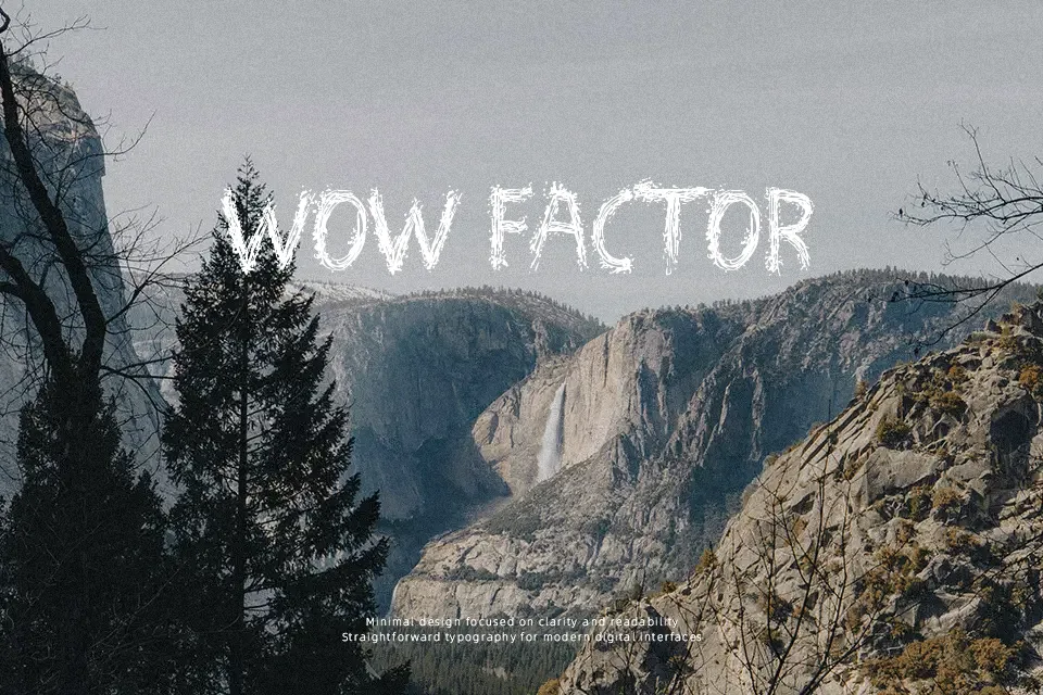 Spray Break Font Font Preview for Bold Poster
