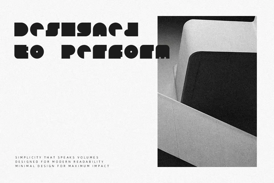 Square 80 Font Font Preview for Creative Packaging